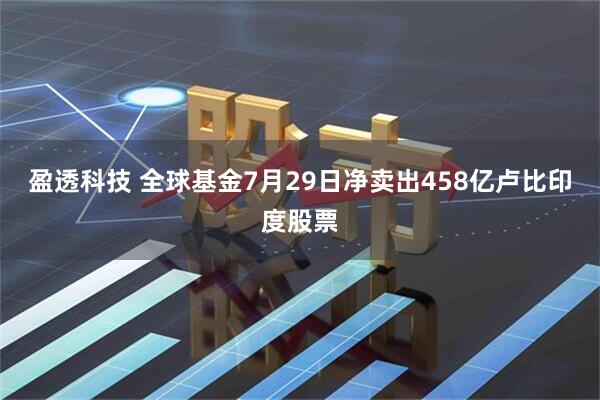 盈透科技 全球基金7月29日净卖出458亿卢比印度股票